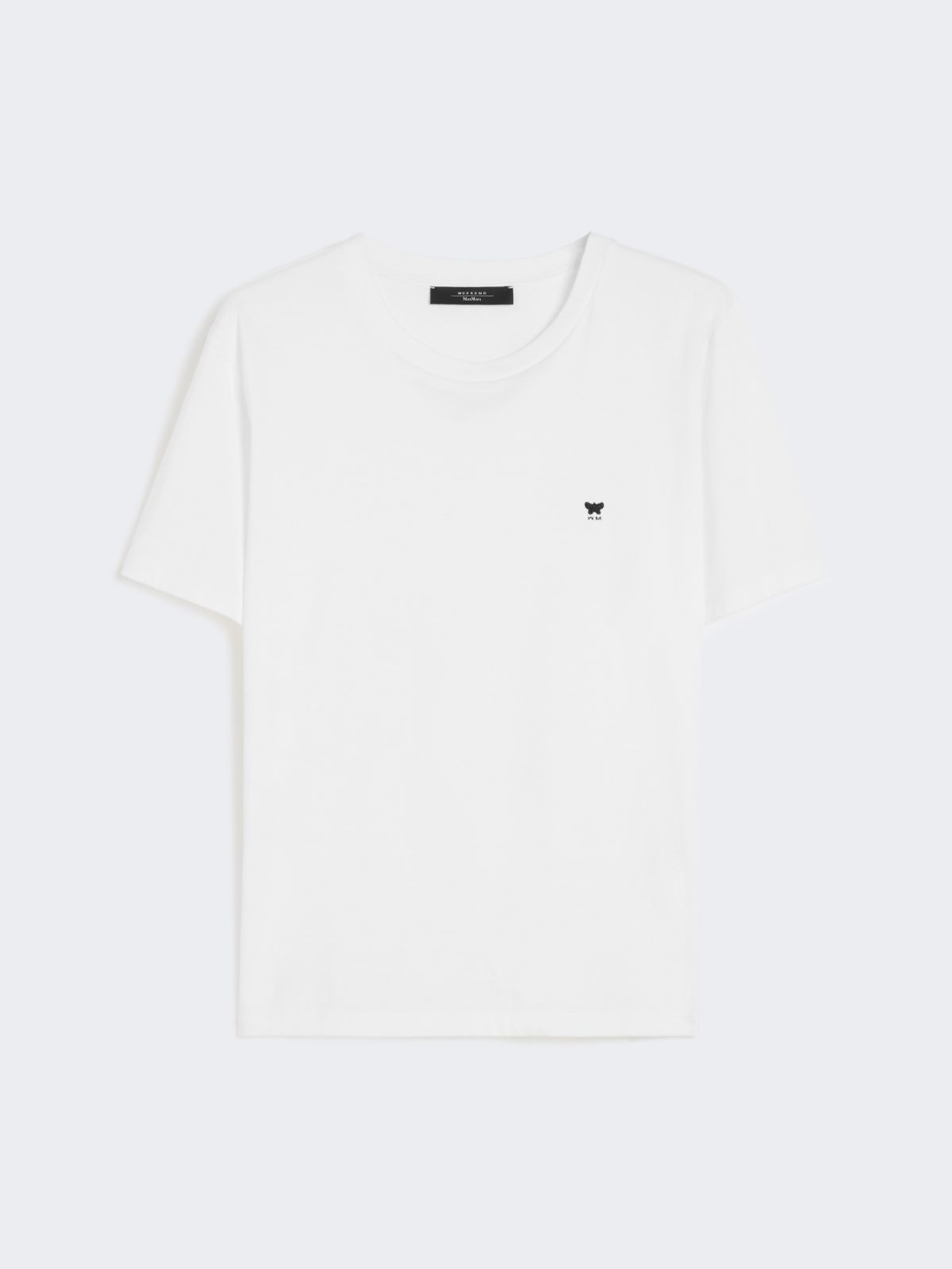 Straight-fit jersey T-shirt - WHITE - Max Mara - 10