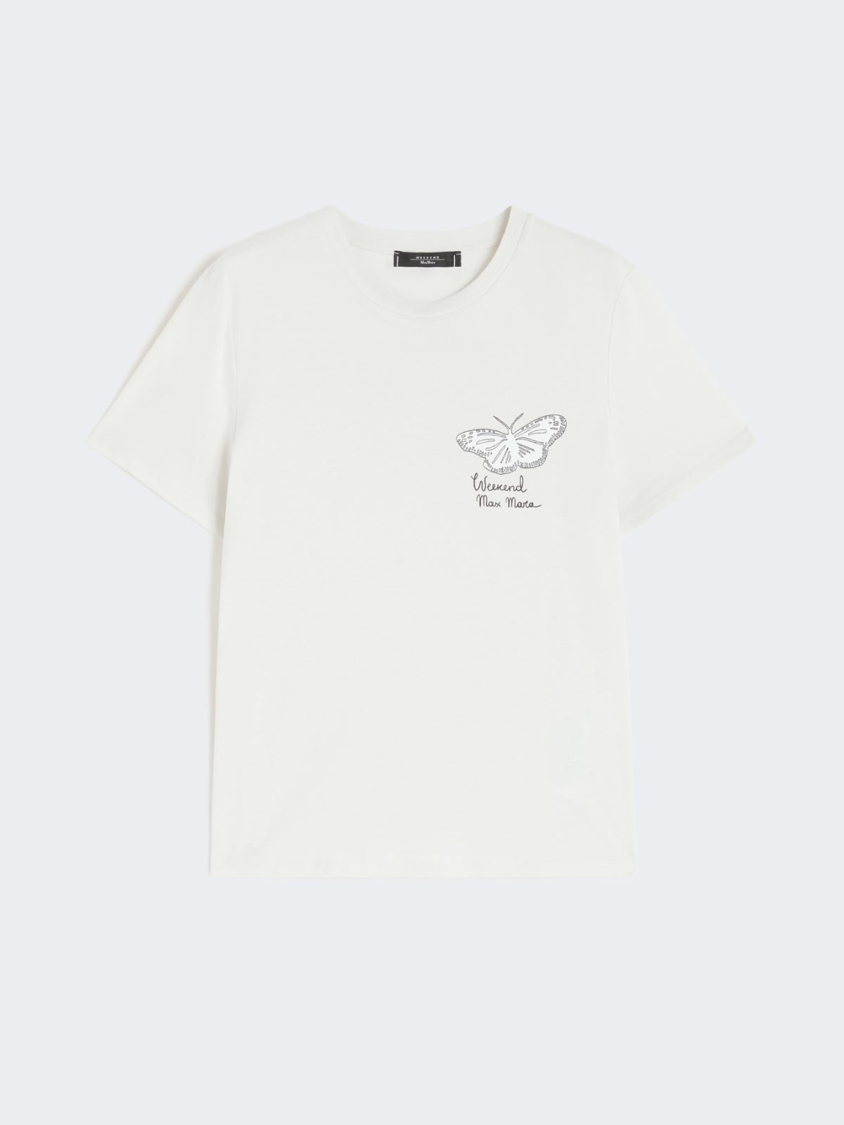 Pure cotton T-shirt - IVORY - Max Mara - 9