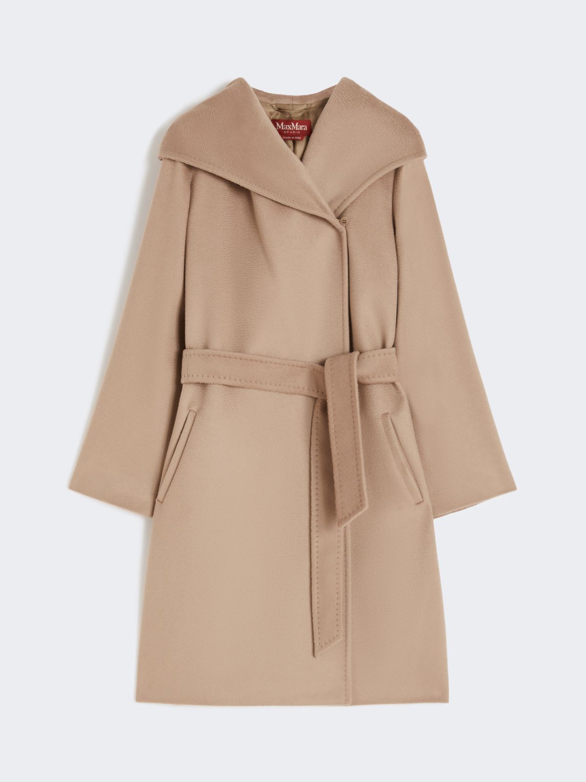 Hooded wool coat - CAMEL - Max Mara - 9