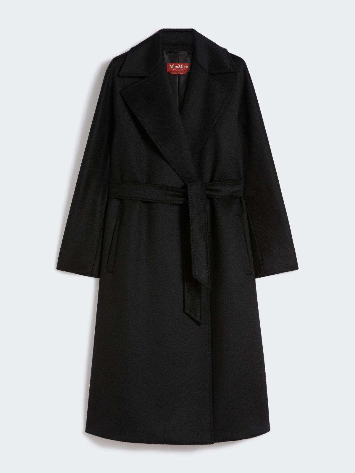 Wickelmantel aus Kaschmir - SCHWARZ - Max Mara - 9