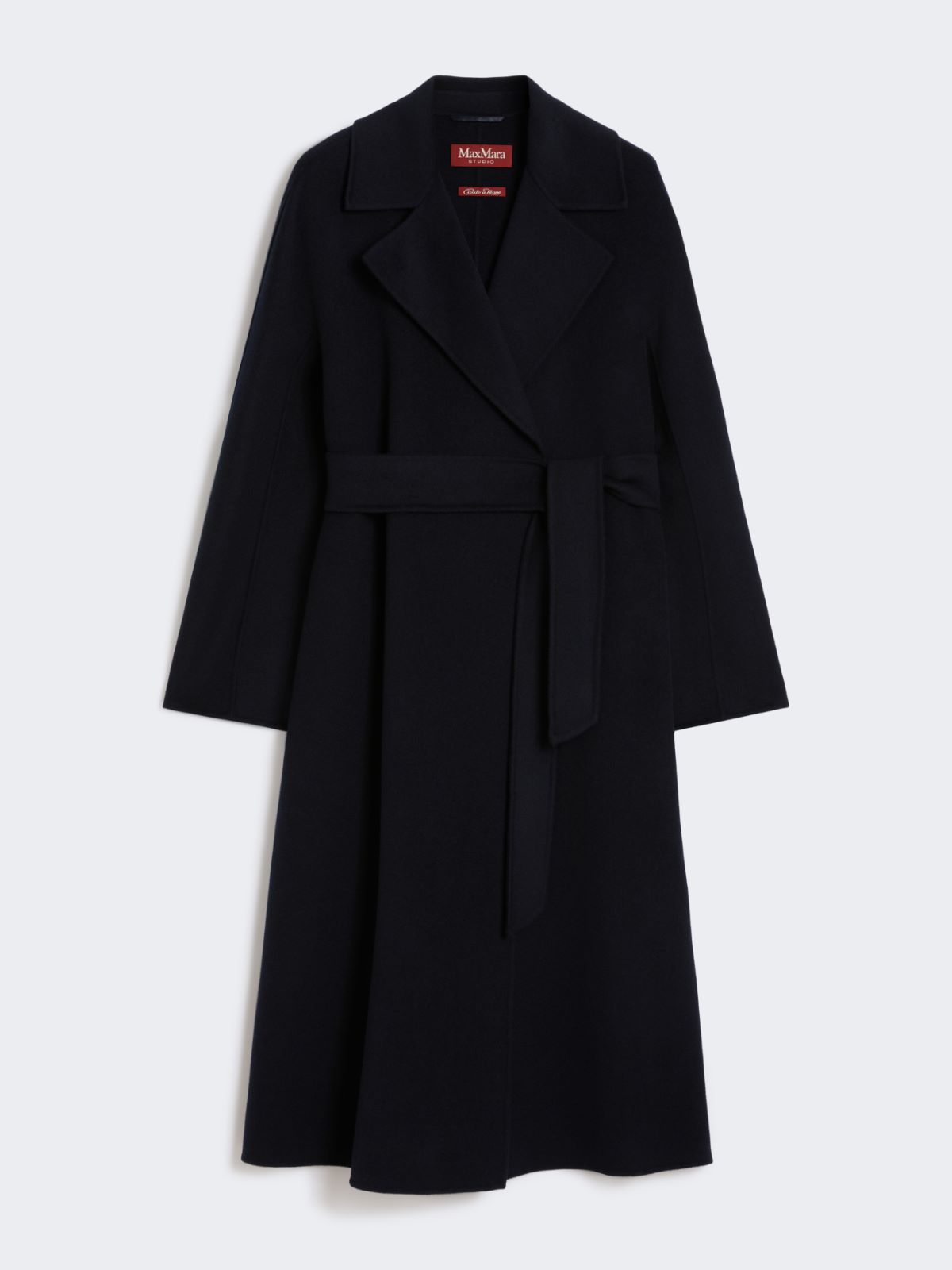 Wool, cashmere and silk coat - NAVY - Max Mara - 9