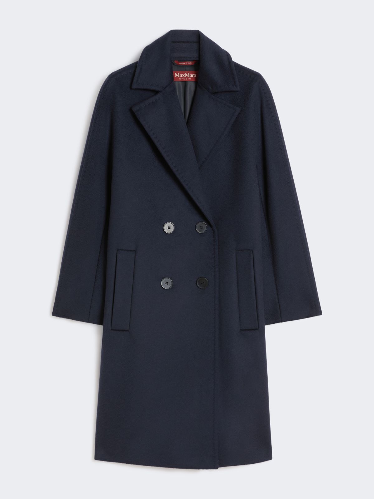 Oversized wool coat - NAVY - Max Mara - 9