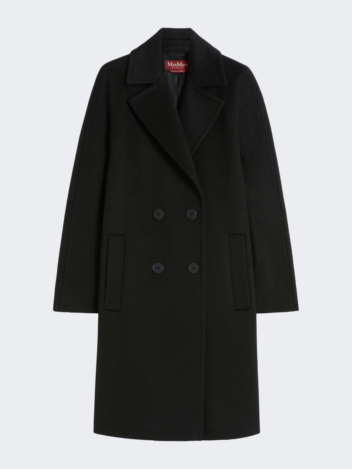 Oversized wool coat - BLACK - Max Mara - 8