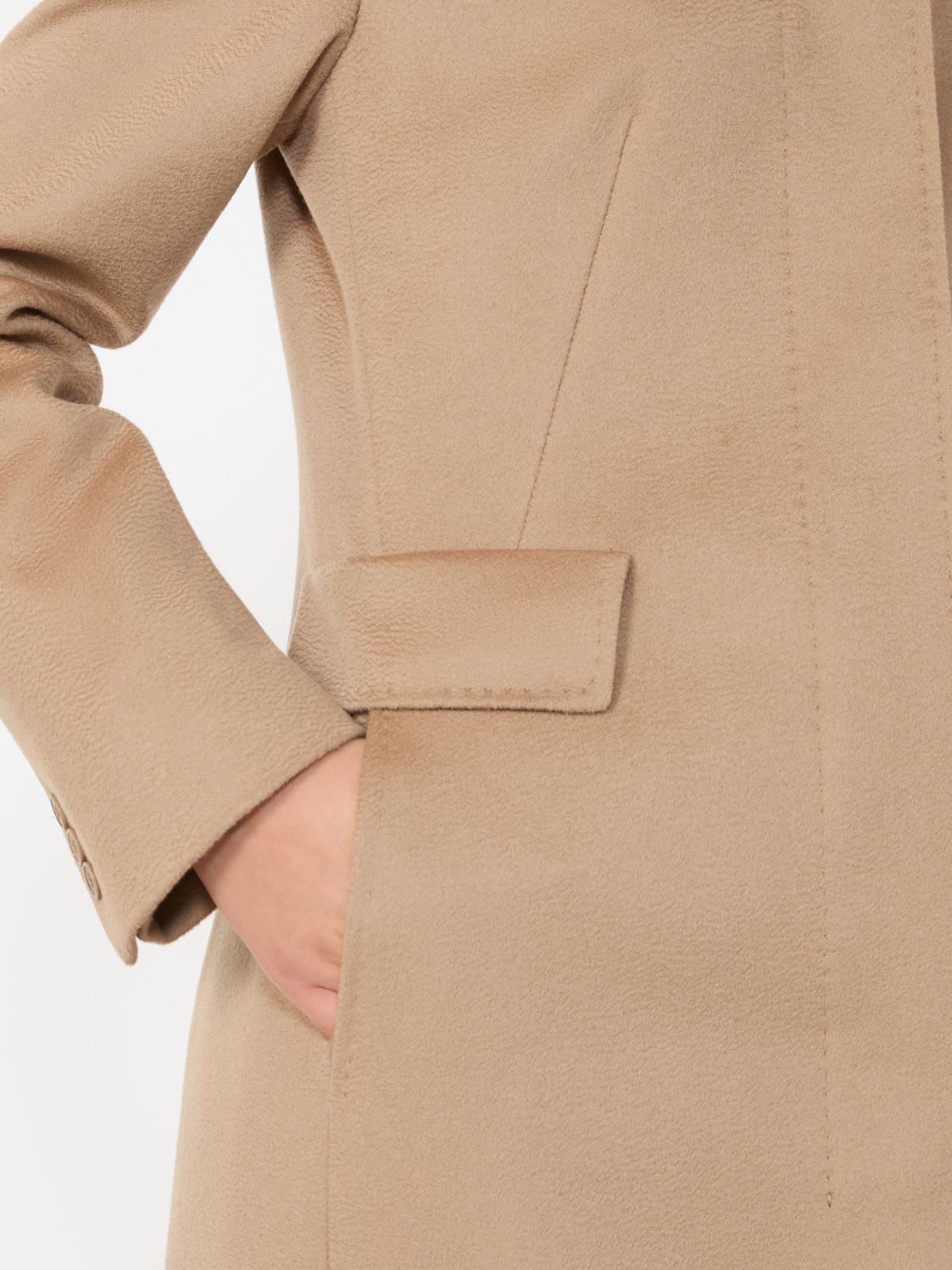 アニェーゼ] ピュア ウール ブロード コート, camel | Max Mara