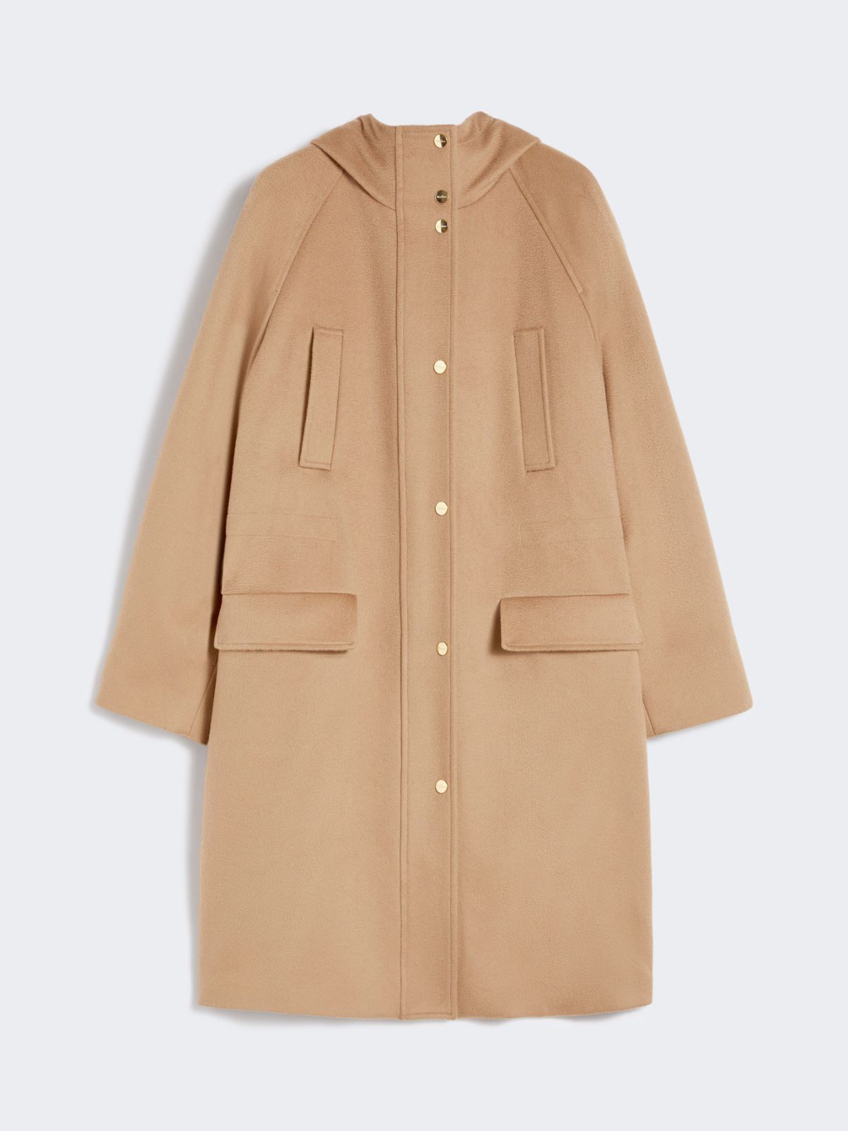 Long wool broadcloth parka - CAMEL - Max Mara - 11