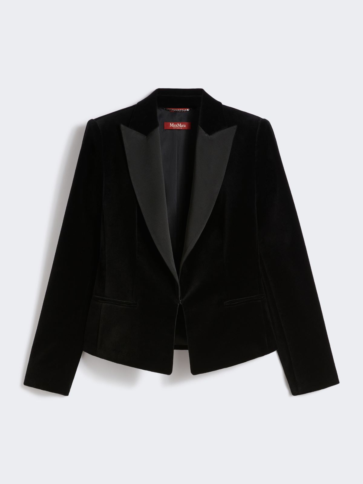 Velvet Tuxedo jacket - BLACK - Max Mara - 9