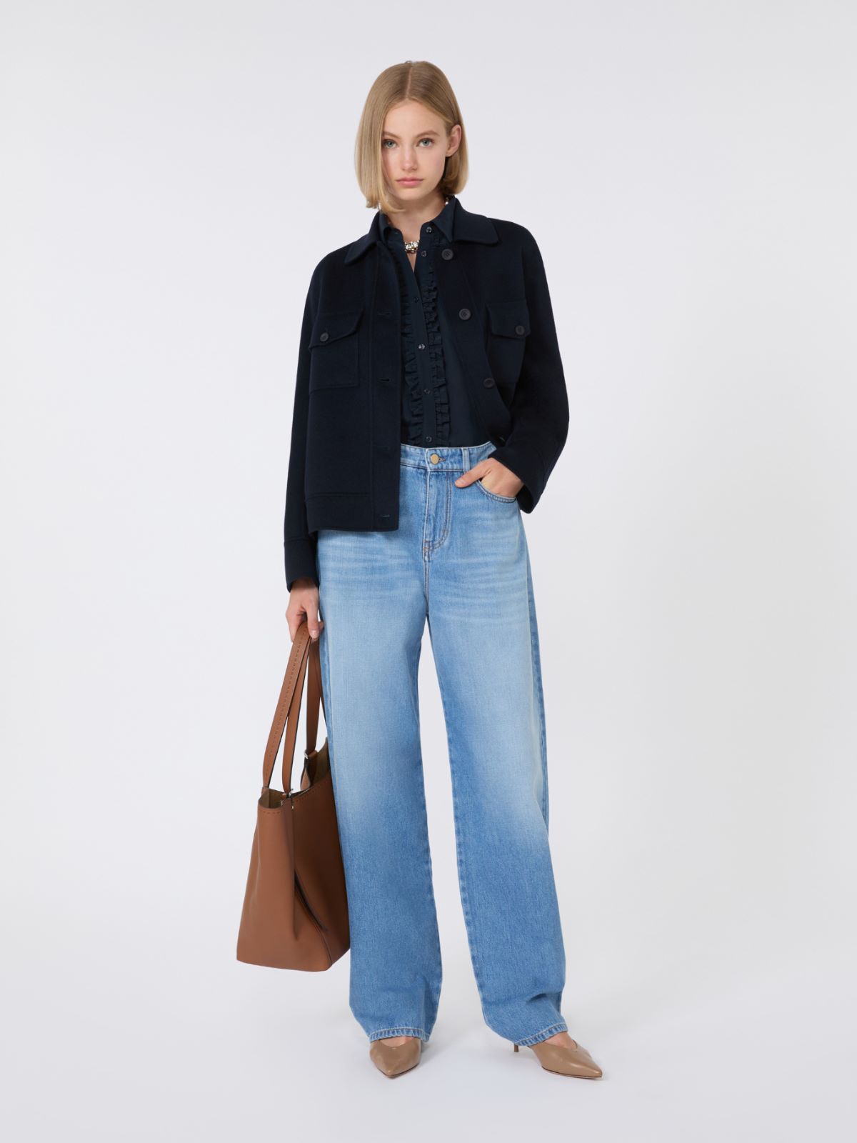 Max Mara カジュアルジャケット 青 4201625M0035 9041045106019-a-