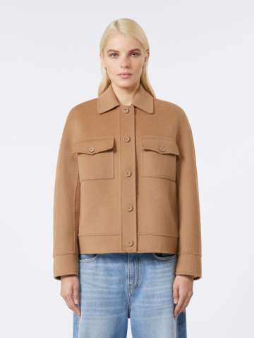 ジャケット MAX MARA NEREO WRAP JACKET IN MOHAIR, WOOL AND SILK Wool, mohair and silk blazer, beige | 
