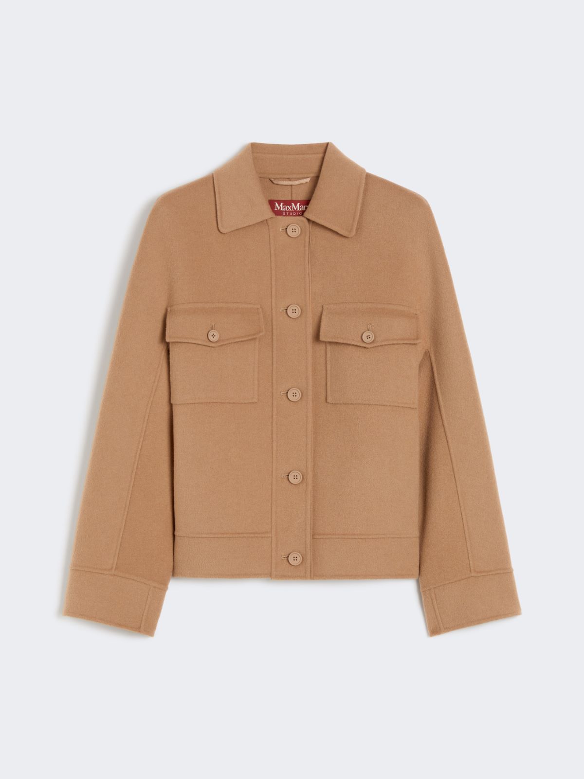 [フィエロ] ウール ブレンド ダブルフェイス ジャケット - CAMEL - Max Mara - 8