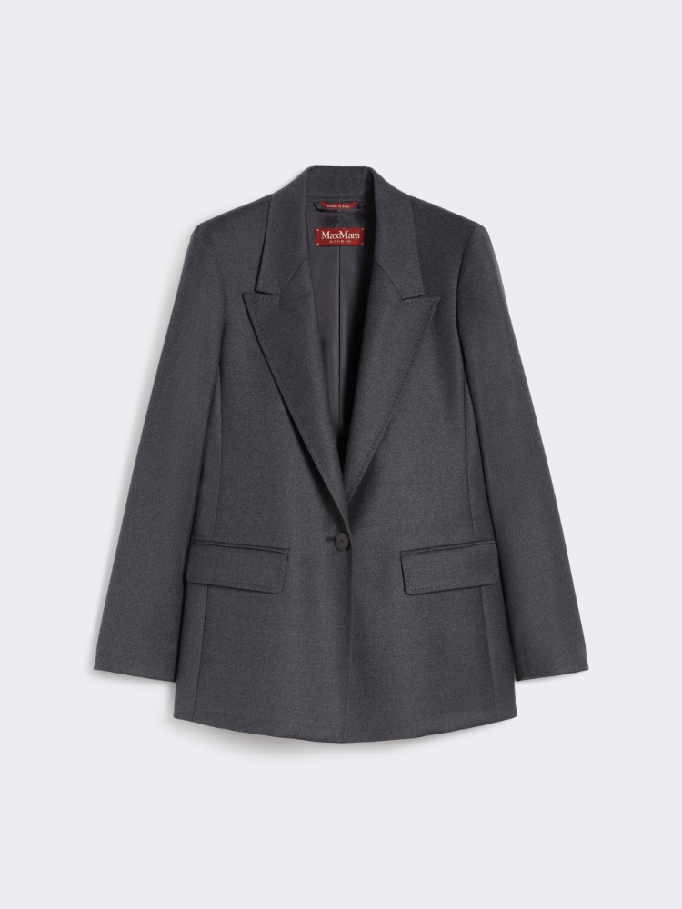 アウターその他 MAX MARA Woman Blazer Grey 2511041373600 002 Jackets and blazers Grey and silver Woman | Max Mara