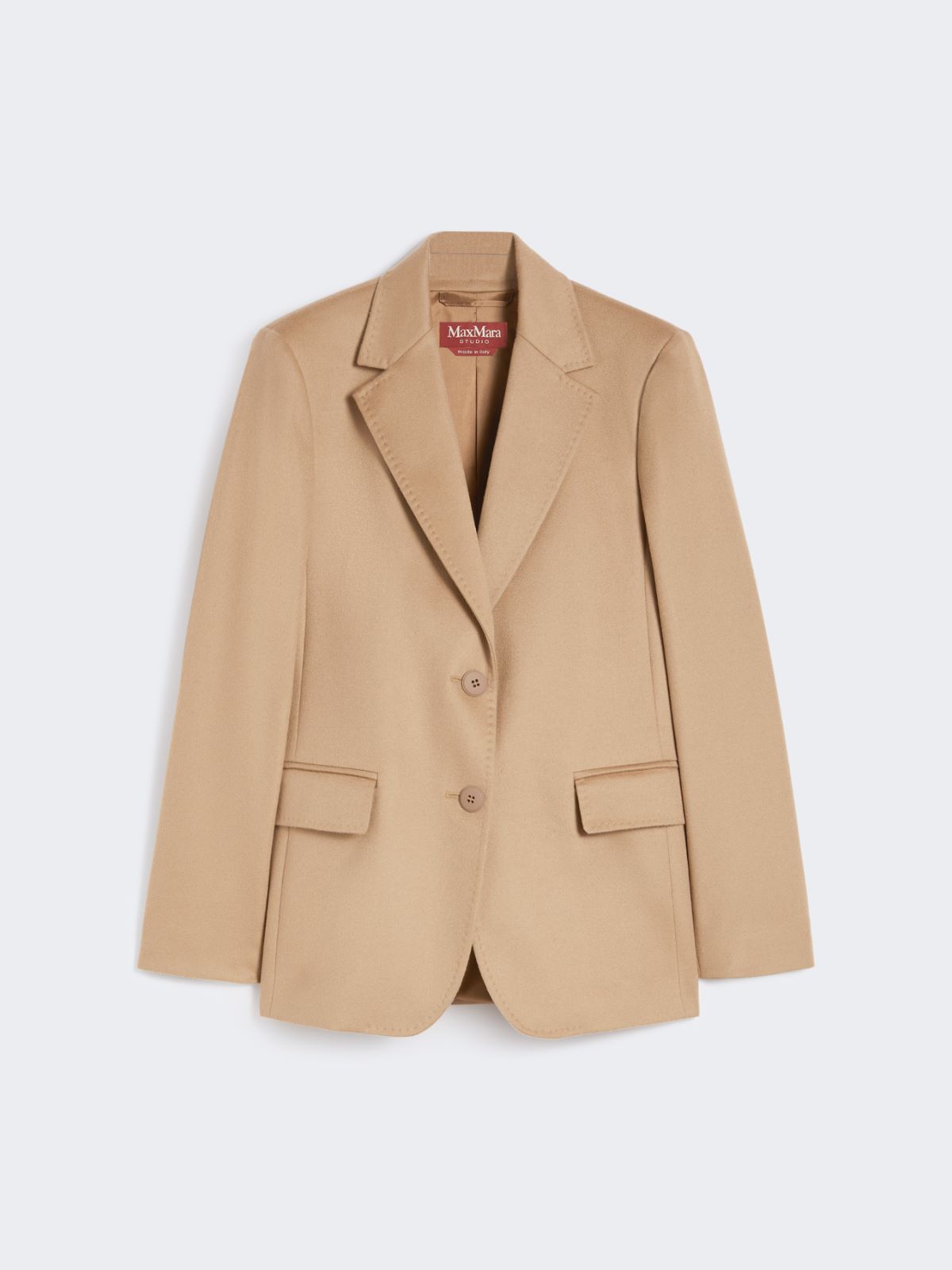[フォルゴーレ] ピュア ウール ドラップ ジャケット - CAMEL - Max Mara - 9
