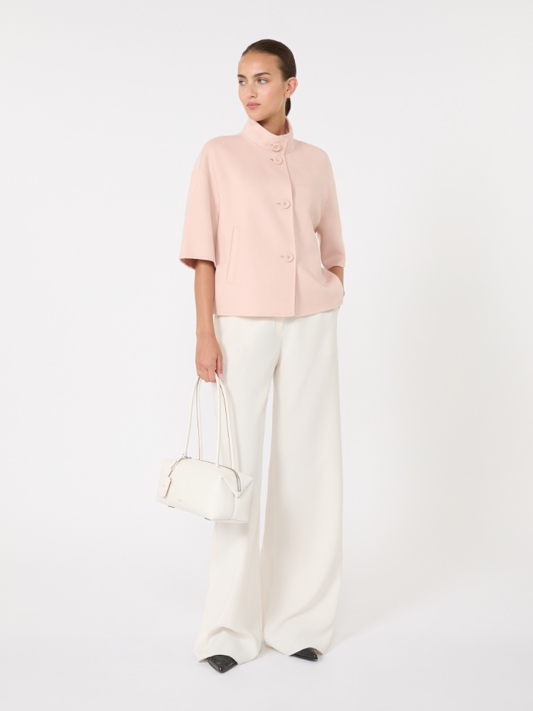[ドレッタ] ウール カシミヤ シルク ダブルフェイス ジャケット - PINK - Max Mara