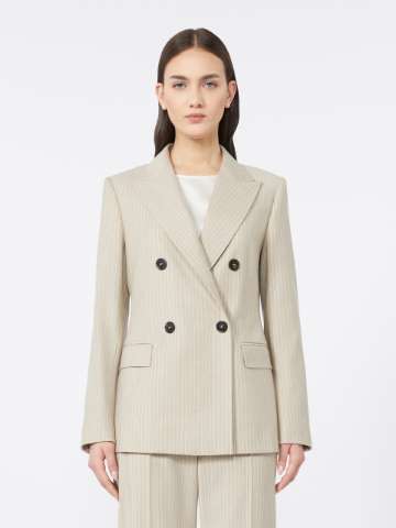 ボトムスその他 Max Mara Double-Breasted Blazer With Gold-Tone Buttons And p25_max-mara_p25-max-mara-