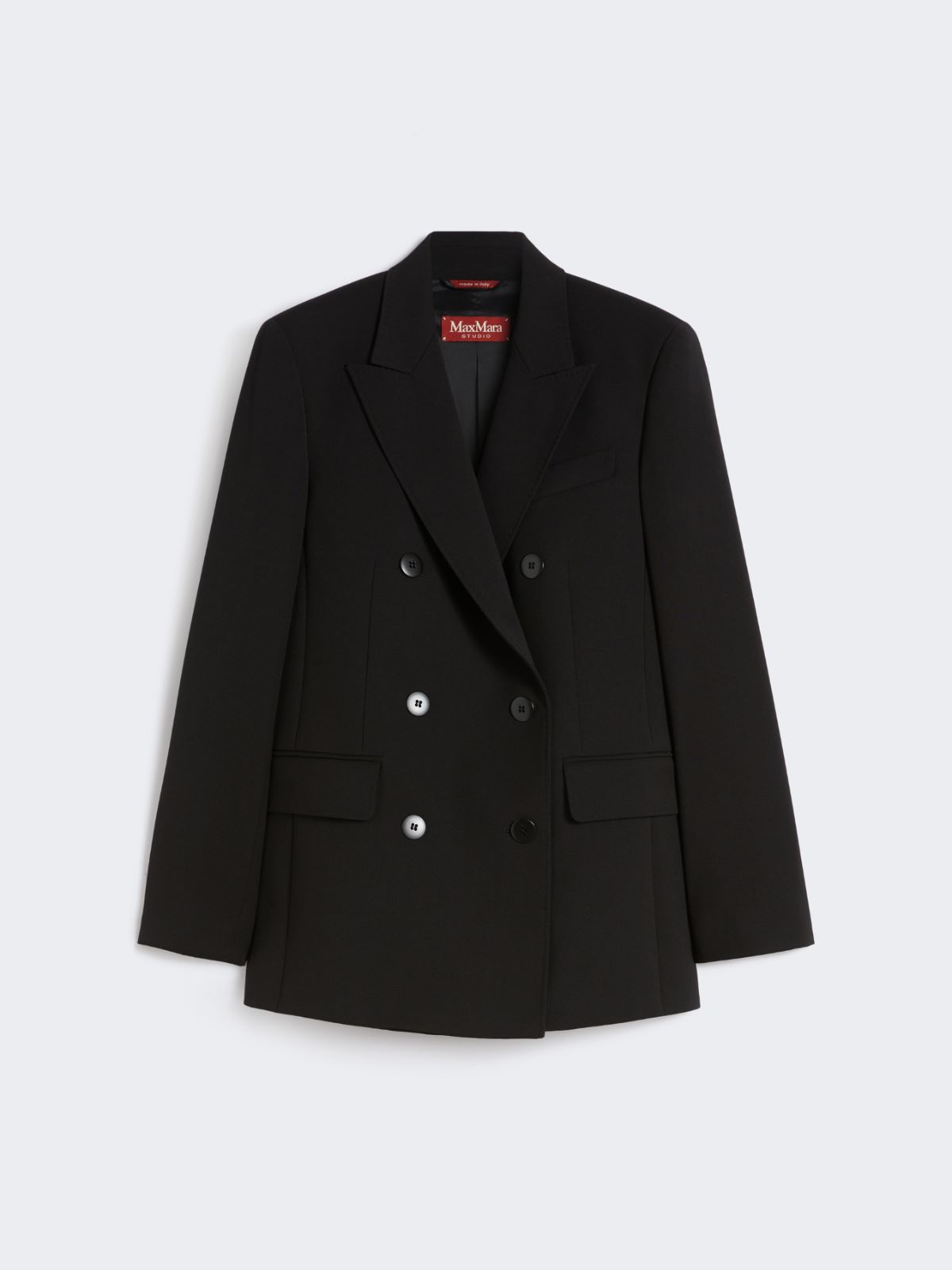 Double-breasted wool blazer - BLACK - Max Mara - 9