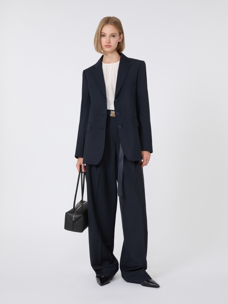 24AW new/Max Mara パガーノウールブレンドブレザー Blazer Women's Wool and Cotton Jackets and Blazers | Max Mara