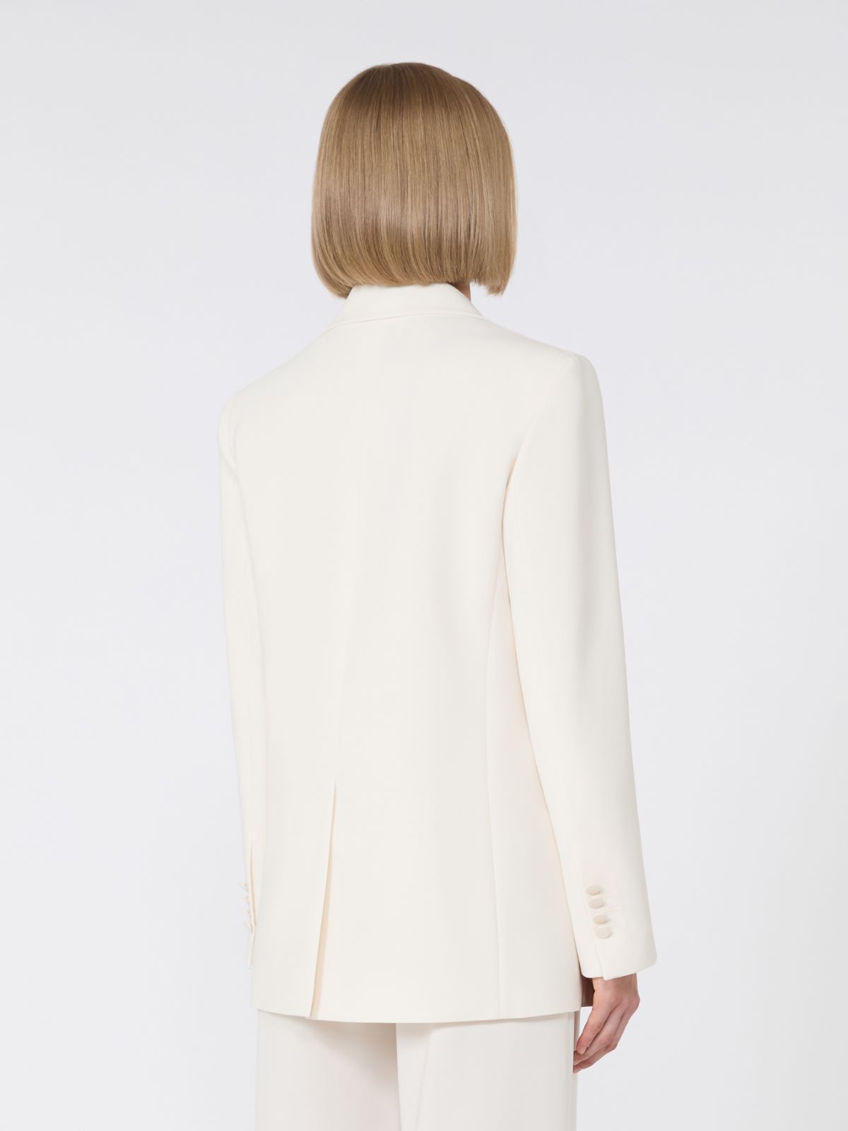 Marynarka z tkaniny cady - KOŚĆ SŁONIOWA - Max Mara - 3