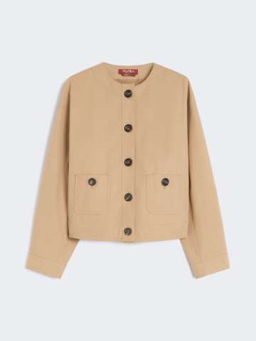 DT★Max Mara★あったかボンバージャケット ブラウン S Max Mara◇BARBARA◇ジャージー ボンバー ジャケット (S Max