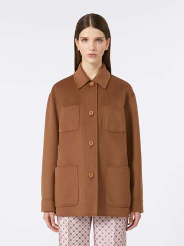 ジャケット MAX MARA WOOL AND CASHMERE KNIT JACKET Wool and cashmere blazer | Max Mara