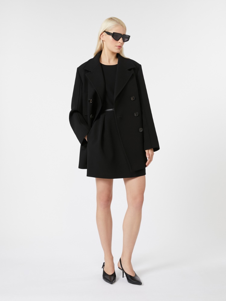 Doppelreihiger Caban aus Caddy - SCHWARZ - Max Mara