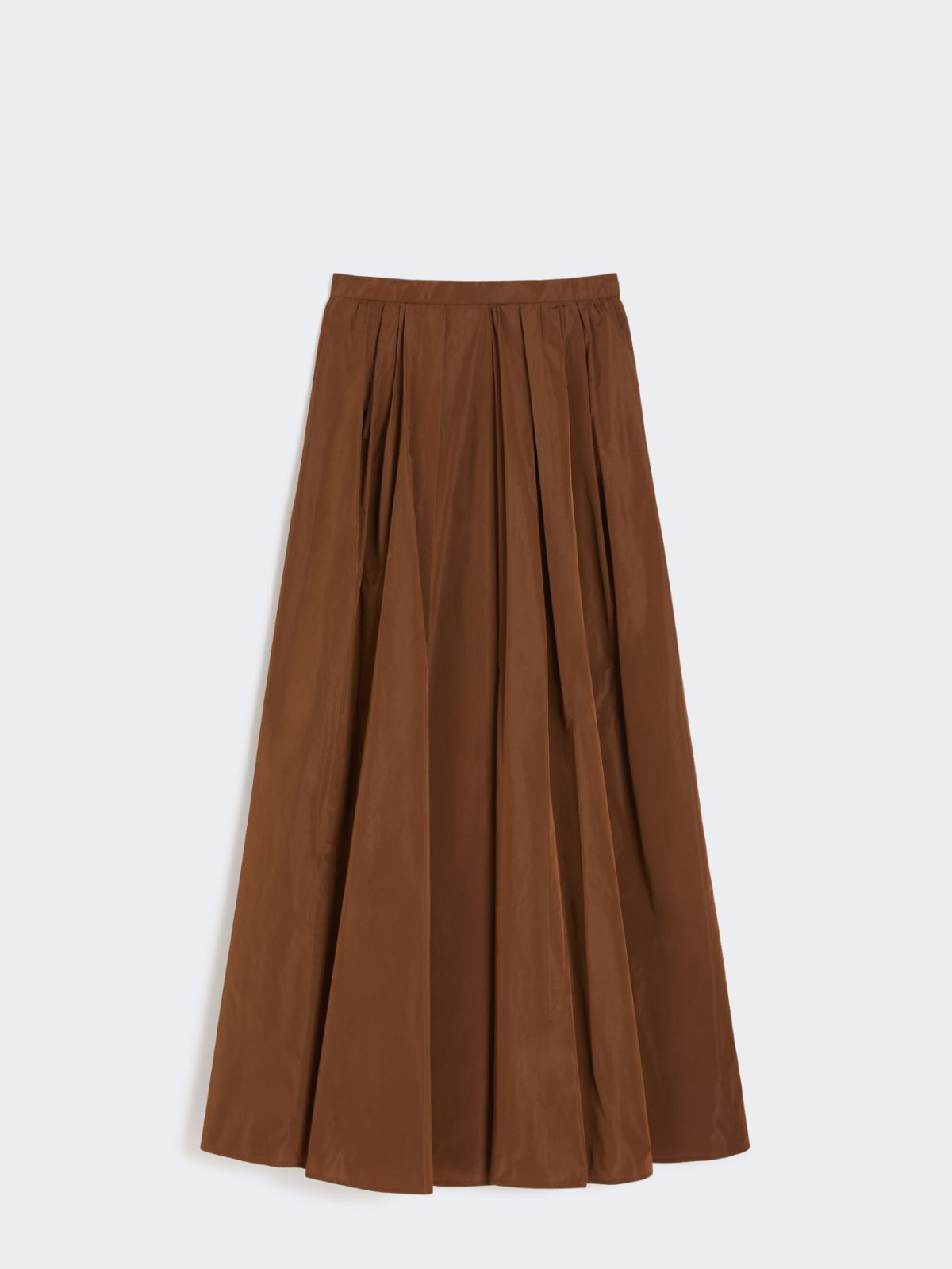 Long taffeta skirt - BROWN - Max Mara - 9