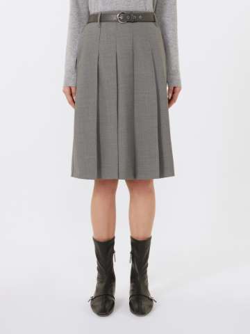 VIP【送料関税込】MAXMARA WOOL LONG SKIRT MAX MARA wool long skirt - Brown - US12 / UK14 | eBay