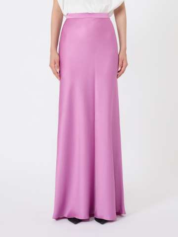 スカート Max Mara RIMINI - Flowing skirt in envers satin Flowing envers satin skirt, midnightblue | 