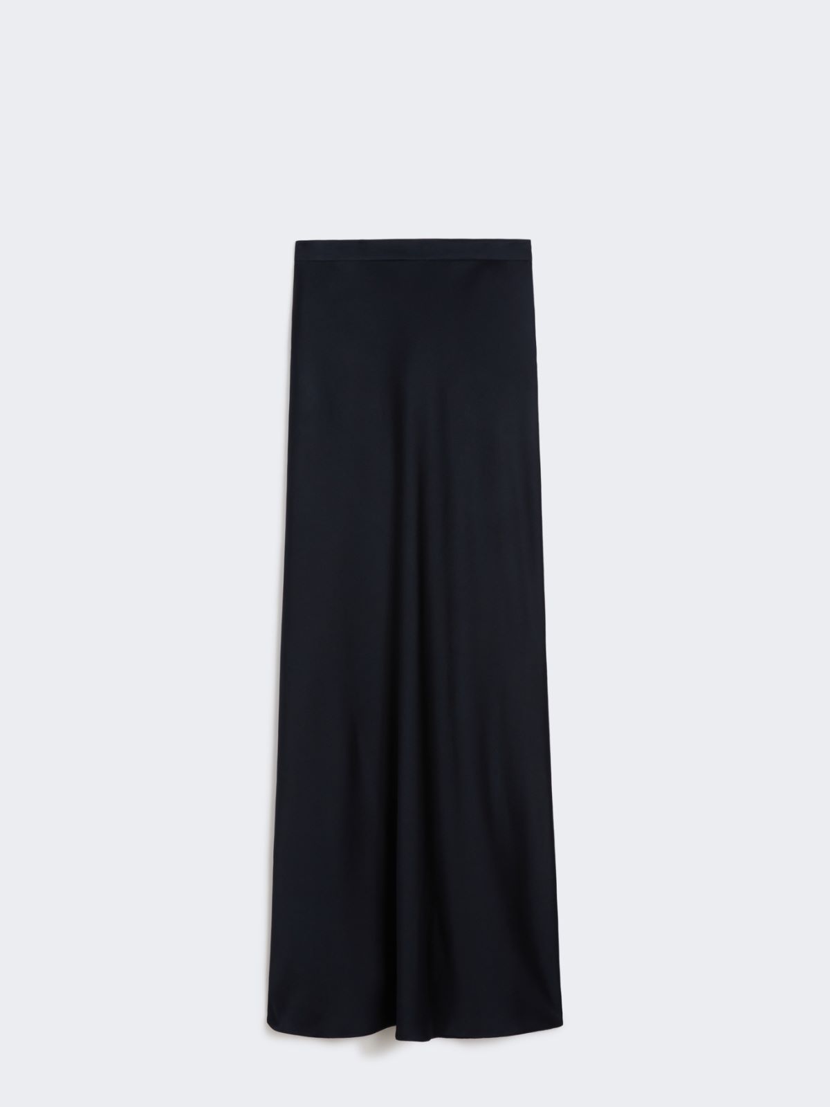 Flowing envers satin skirt - MIDNIGHTBLUE - Max Mara - 8