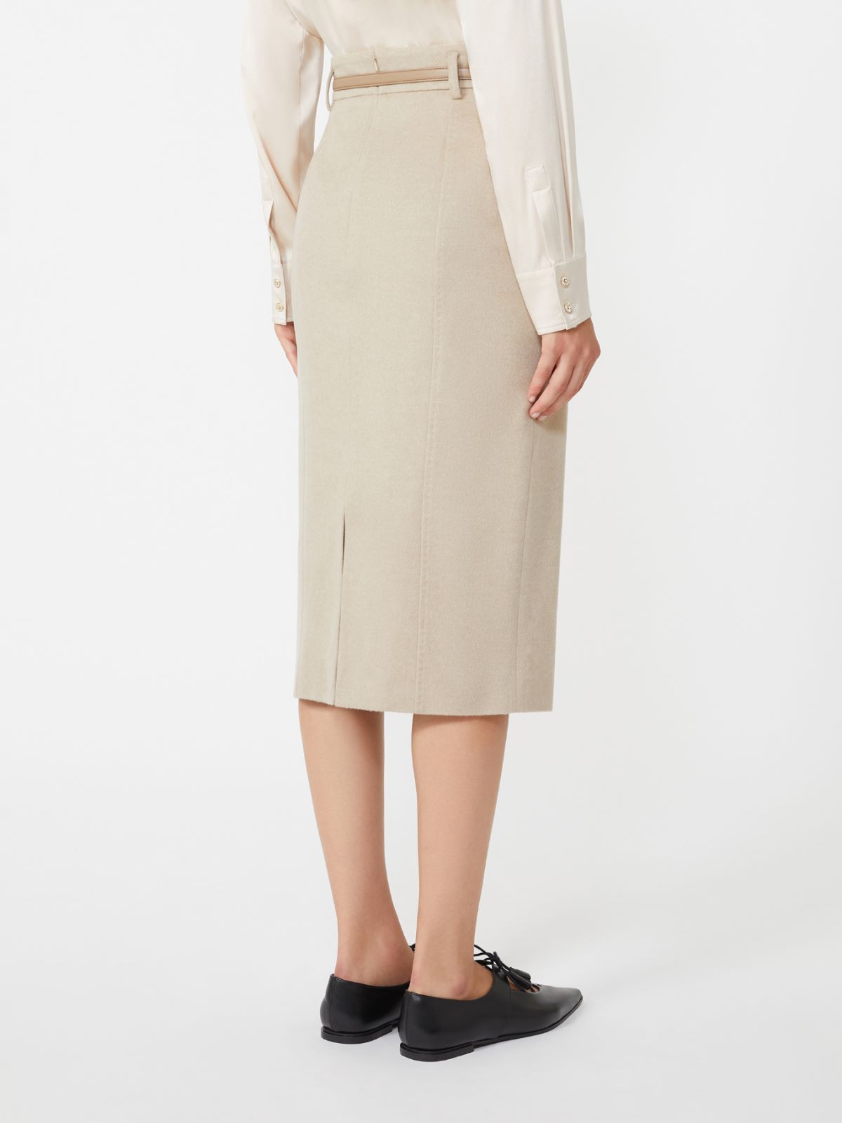 [アレーテ] ピュア ウール ペンシル スカート - BEIGE - Max Mara - 5