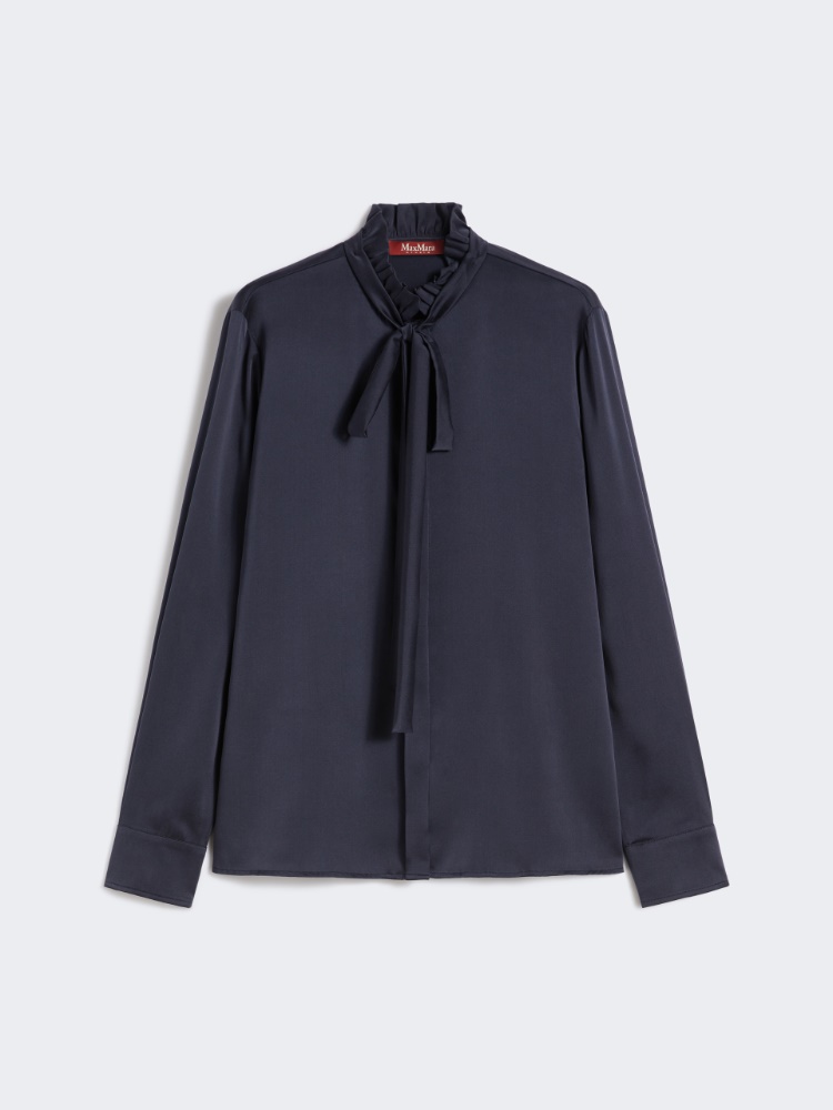 Silk satin blouse - ULTRAMARINE - Max Mara