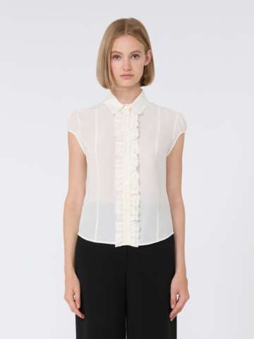 saya様　Merlette Sol blouse xs white Merlette Sol Top in White