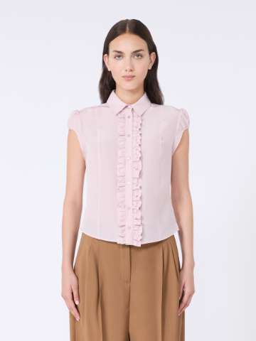 Tシャツ・カットソー MAX MARA Quassia silk top Silk t shirt | Max Mara
