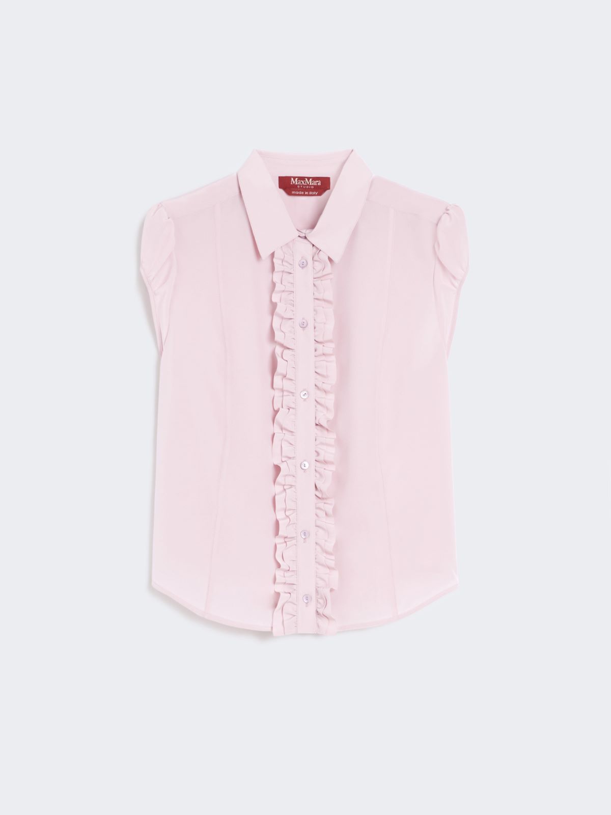 Washed silk shirt - SUGARED-ALMOND ROSE - Max Mara - 9