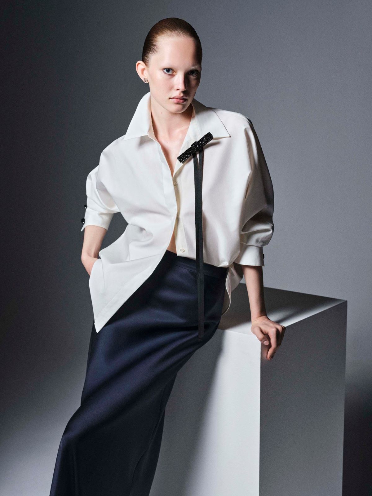 Blouses White and beige Woman | Max Mara