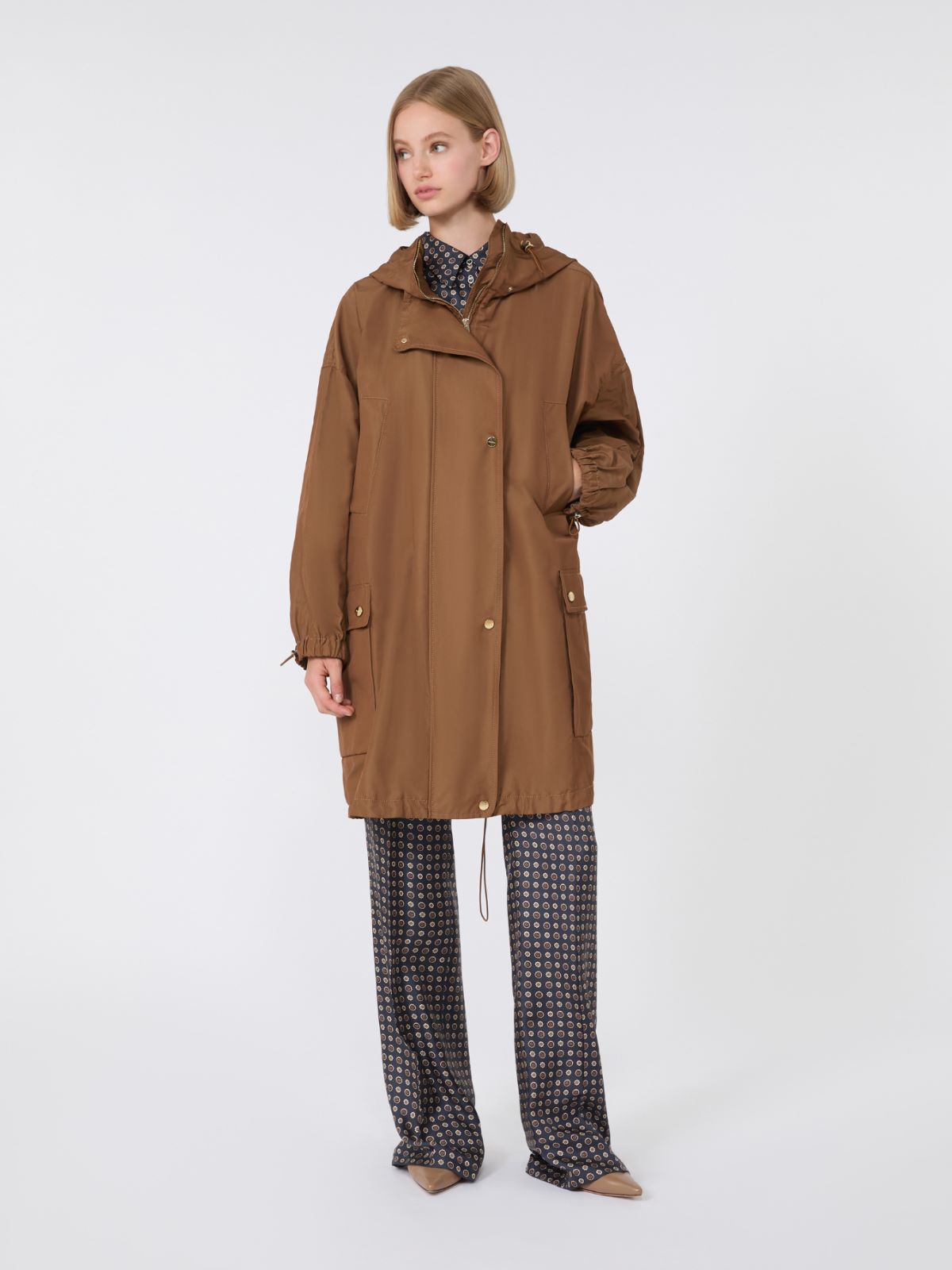 ジャケット Max Mara Atelier Trench in gold colour in jacquard Max Mara Atelier Trench in gold colour in jacquard | TheDoubleF