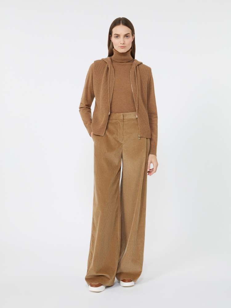 Ausgestellte Cordhose - KAMEL - Max Mara
