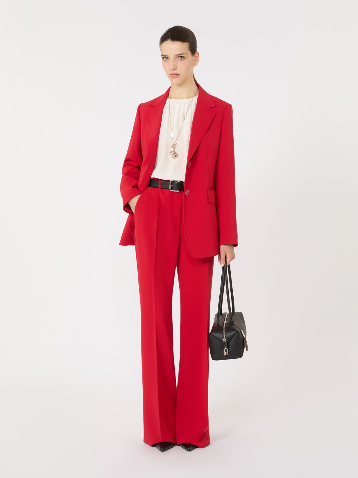 Trousers Red and burgundy Woman | Max Mara