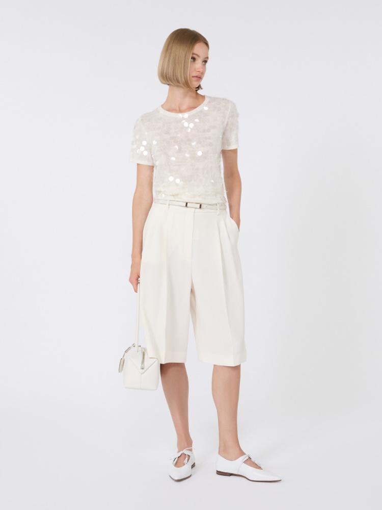 Bermuda aus Cady - CREME - Max Mara
