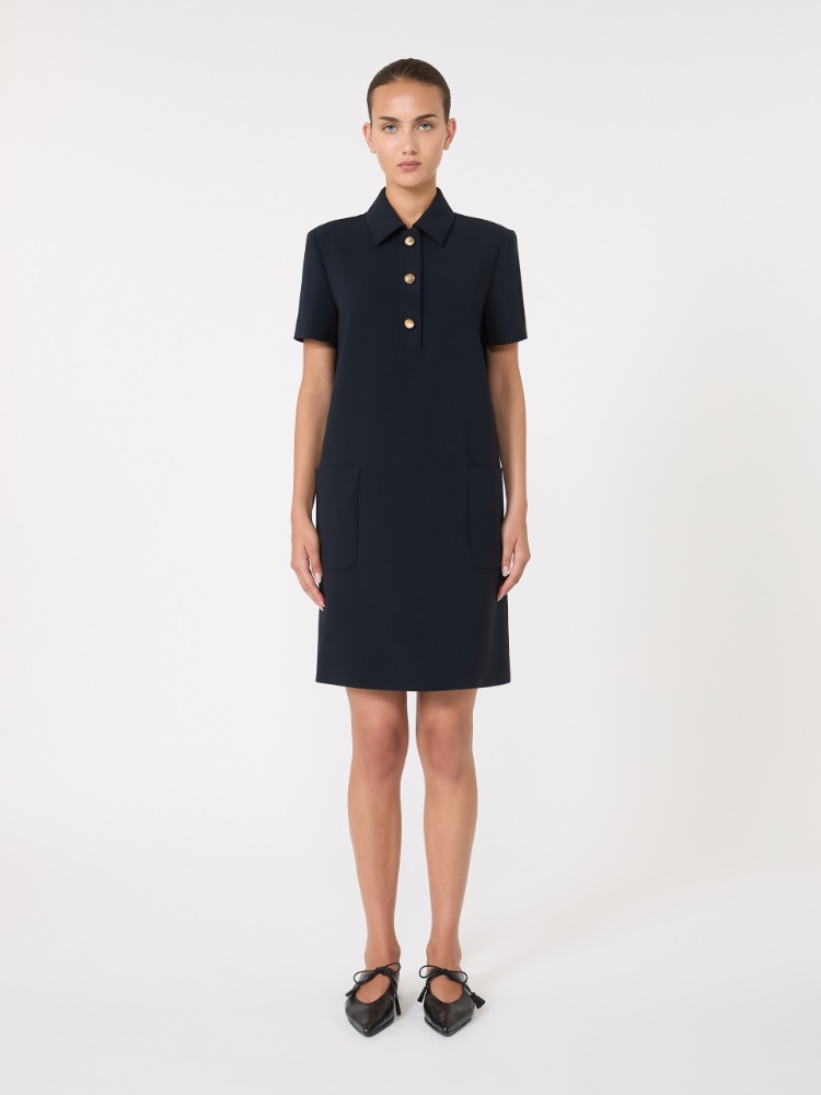 オースティン] トリアセテート キャディ ドレス, navy | 