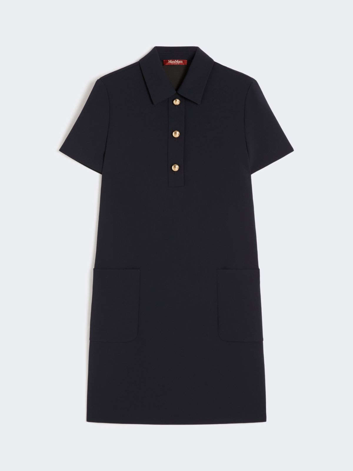 [オースティン] トリアセテート キャディ ドレス - NAVY - Max Mara - 9