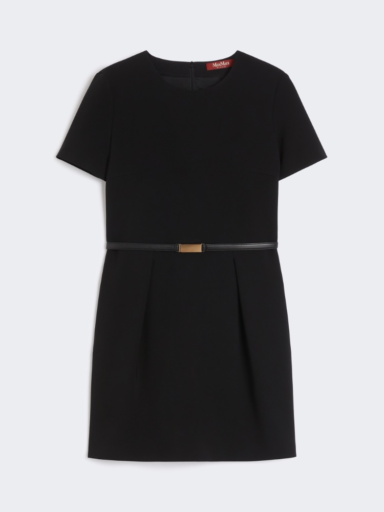【Max Mara】ミニキャディドレス「ケルチェ」 Cady mini dress, black | 