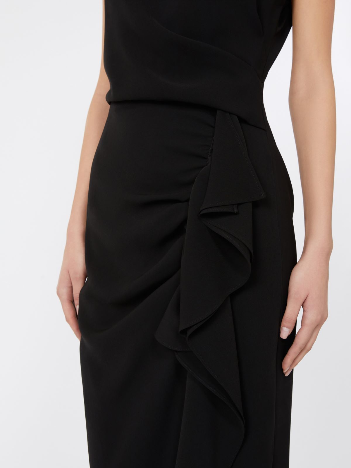 Bodycon cady dress - BLACK - Max Mara - 4
