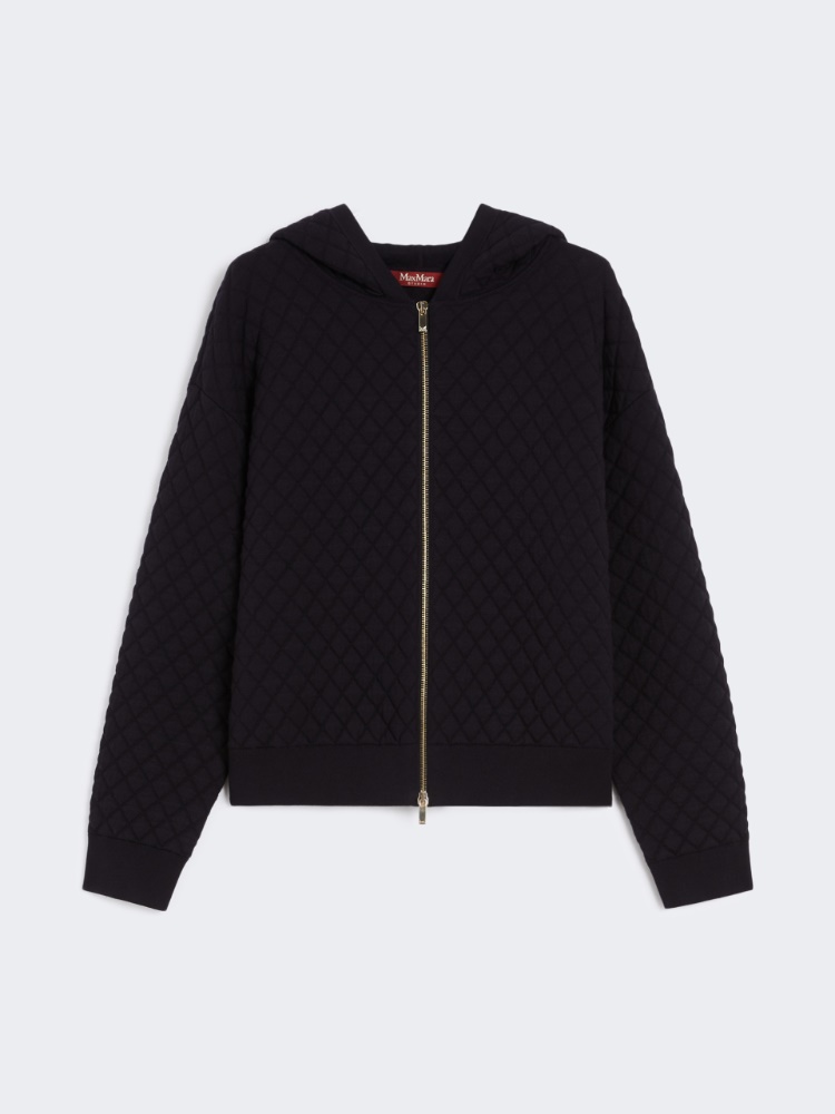Viscose yarn bomber jacket - NAVY - Max Mara