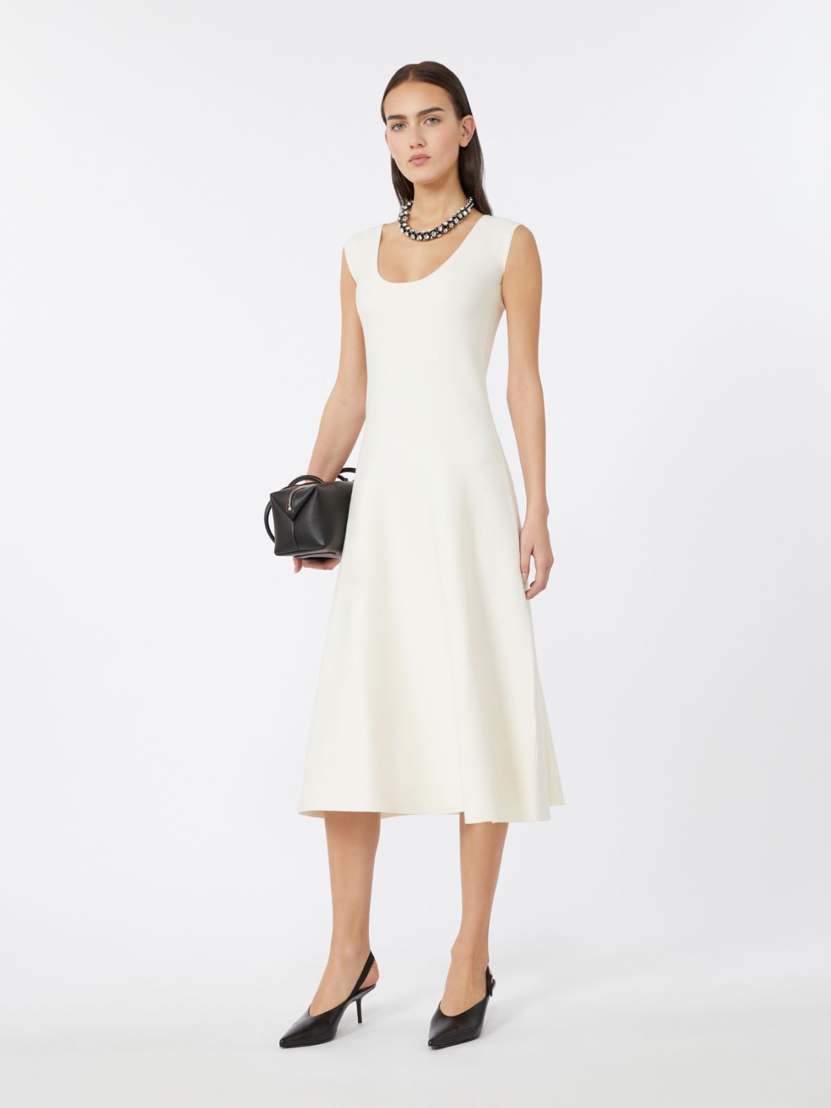 【送料&関税込】Max Mara Studio Dresses White Max Mara Studio Ampex women's cotton dress 2416221032600