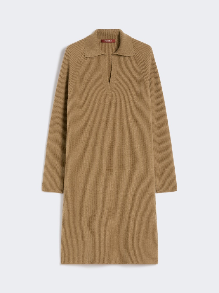 S MAX MARA Desiderio デズィデリオ ウール カシミヤ ドレス デズィデリオ] ウール カシミヤ ニット ドレス, midnightblue