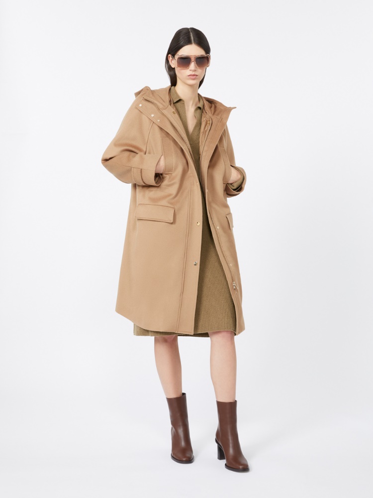 Wool and cashmere soft dress - CAMEL - Max Mara