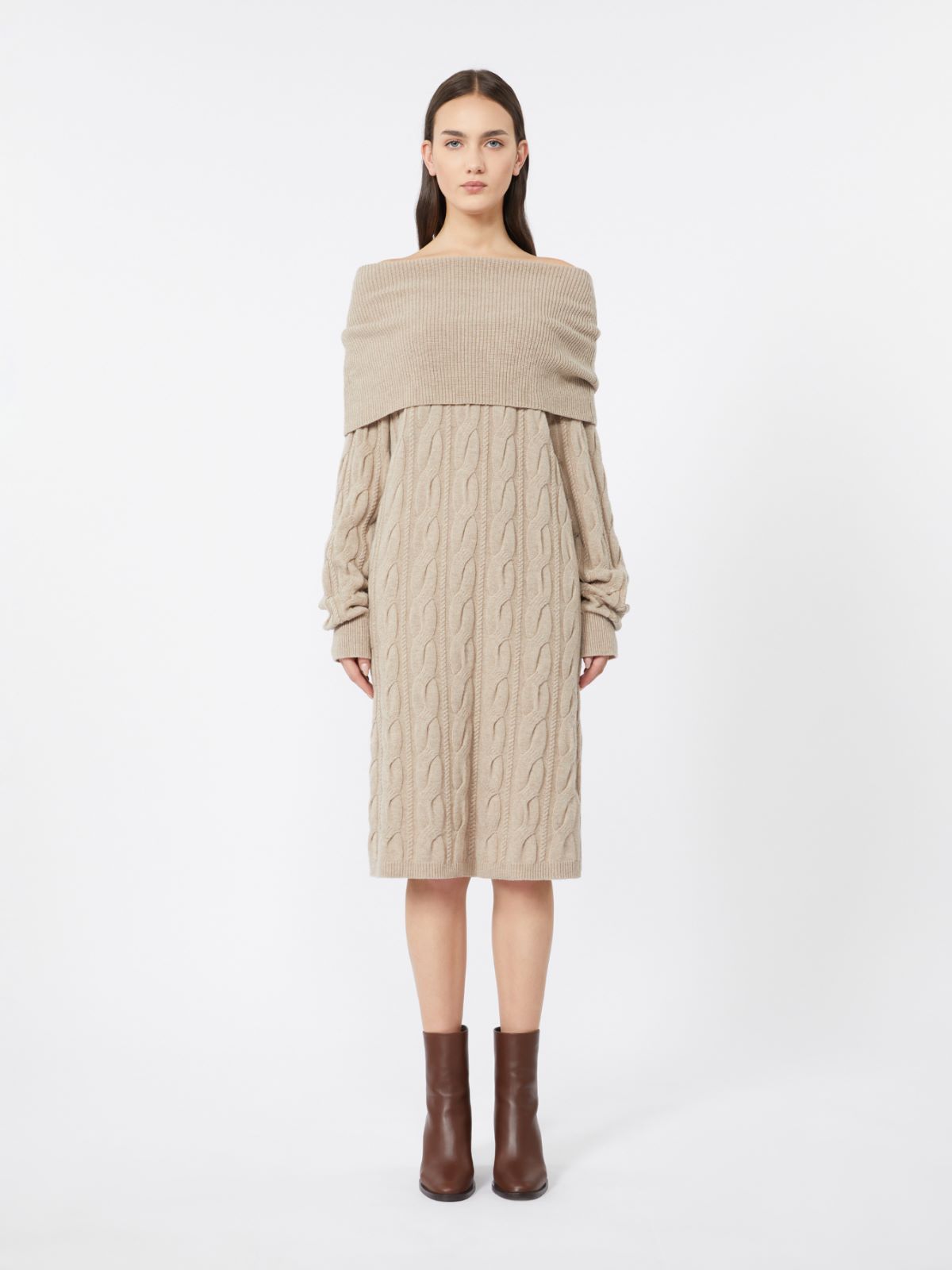 Robe en laine et cachemire - BEIGE NUANCE' - Max Mara - 2