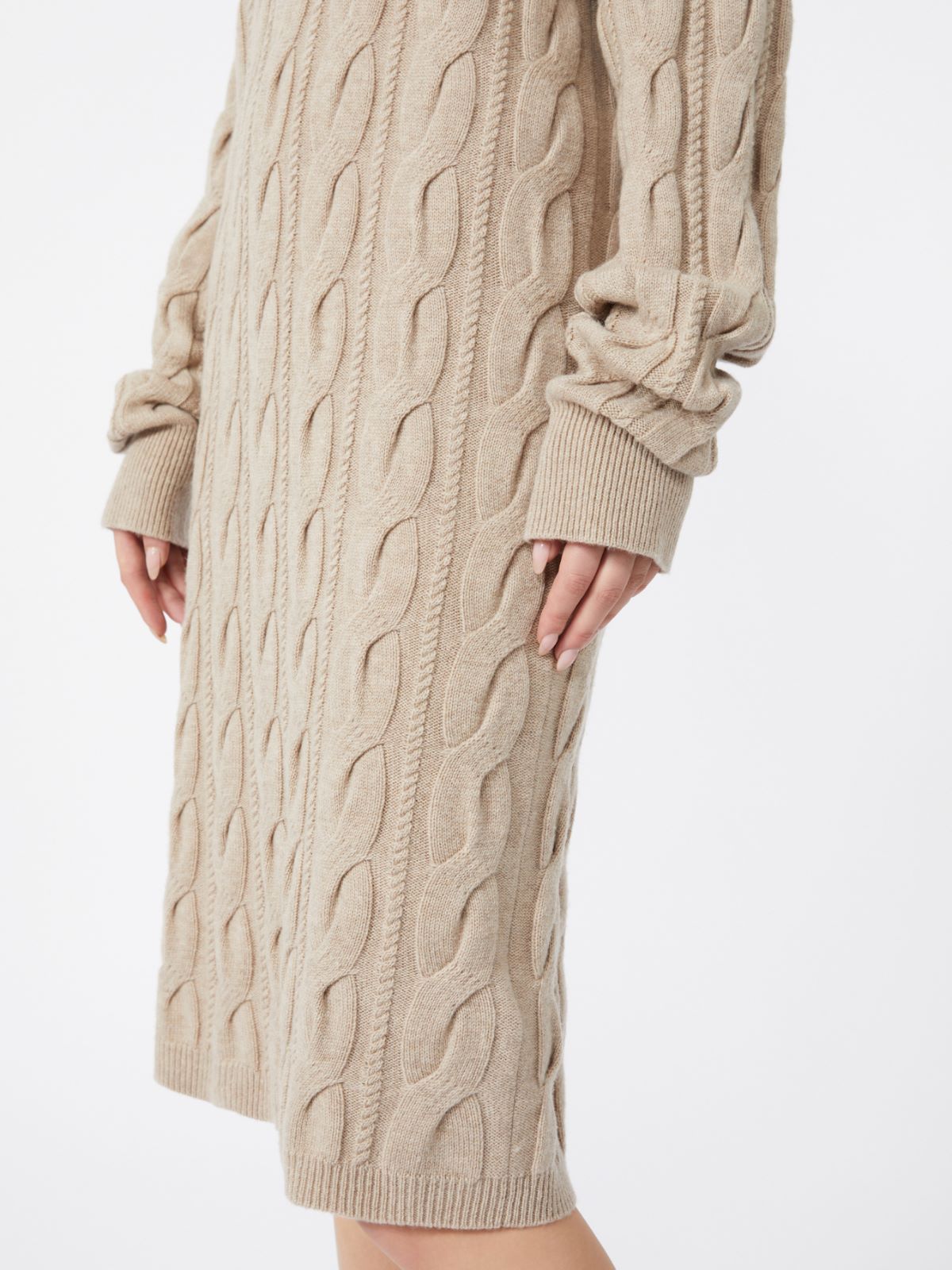 Robe en laine et cachemire - BEIGE NUANCE' - Max Mara - 4