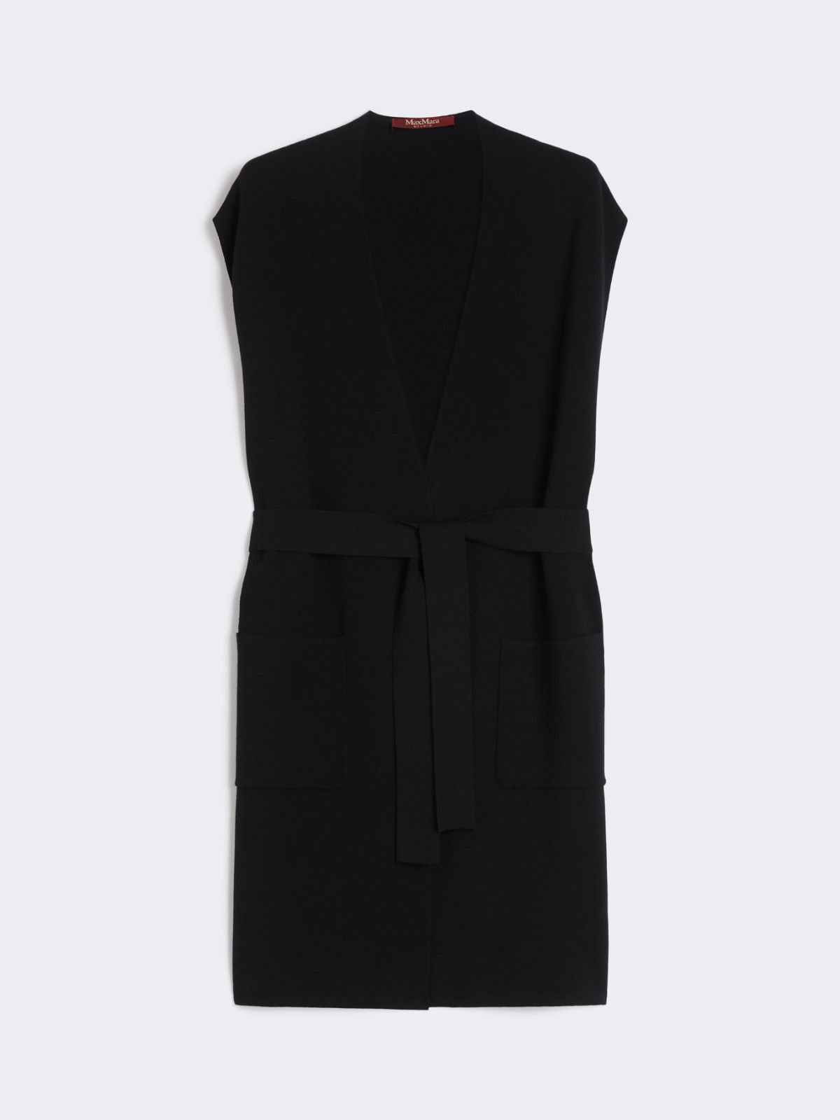 Viscose yarn gilet - BLACK - Max Mara - 9