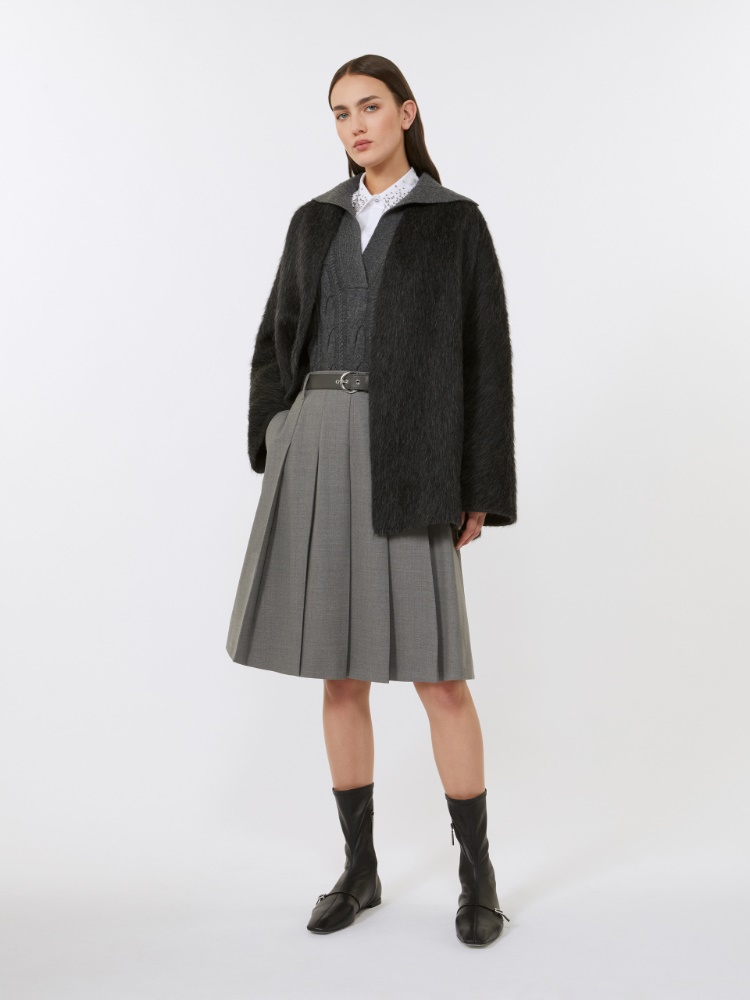 Gilet en laine et cachemire - GRIS ANTHRACITE - Max Mara