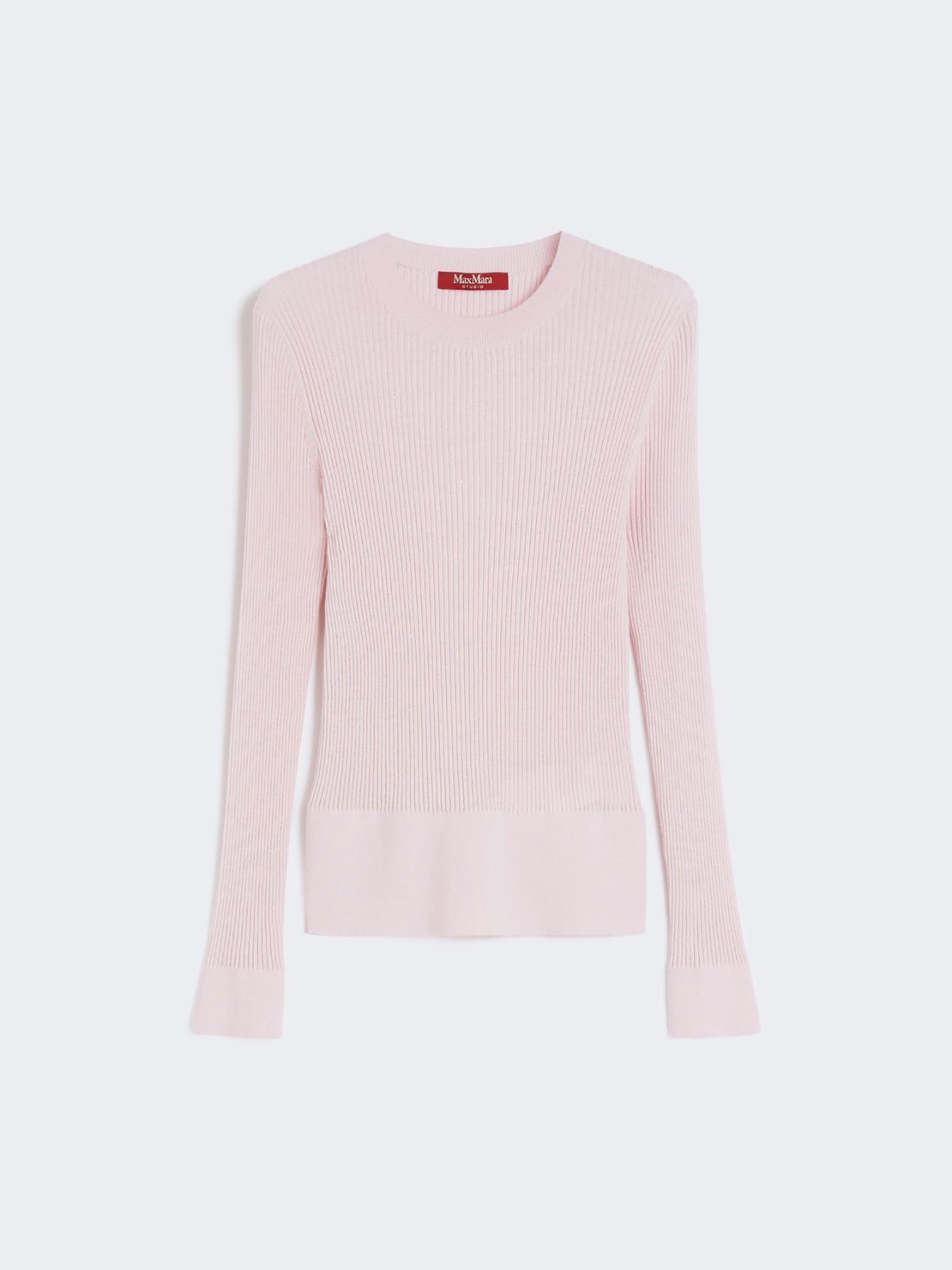 Sequinned wool and silk sweater - SUGARED-ALMOND ROSE - Max Mara - 9